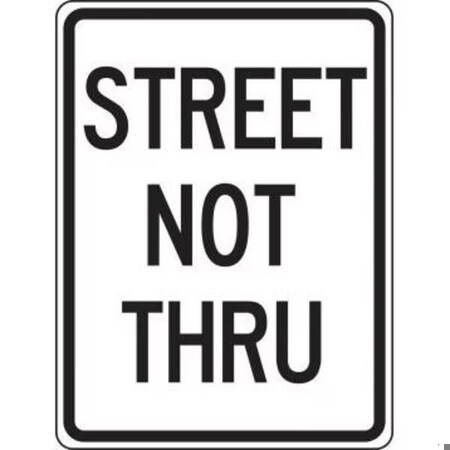 Accuform FACILITY TRAFFIC SIGN 24 in X 18 in FRR128HP